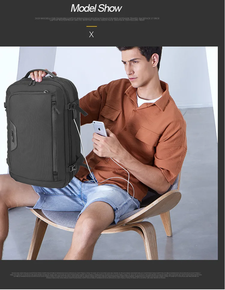 blue backpack