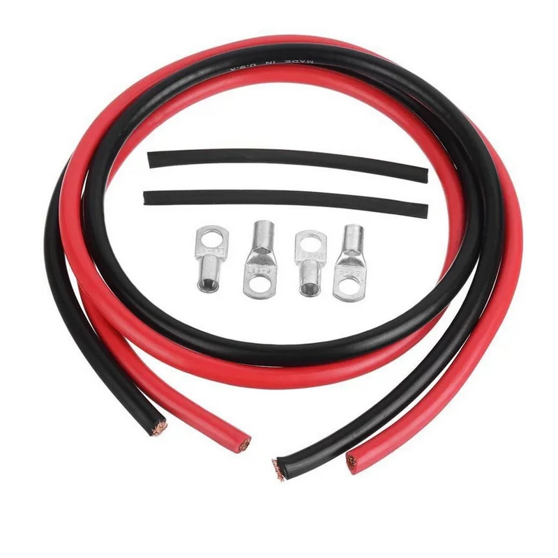 4 Gauge 25mm2 Copper Battery Inverter Cable With 3/8 Inch Lug (m10) Buy Battery Cable,Battery