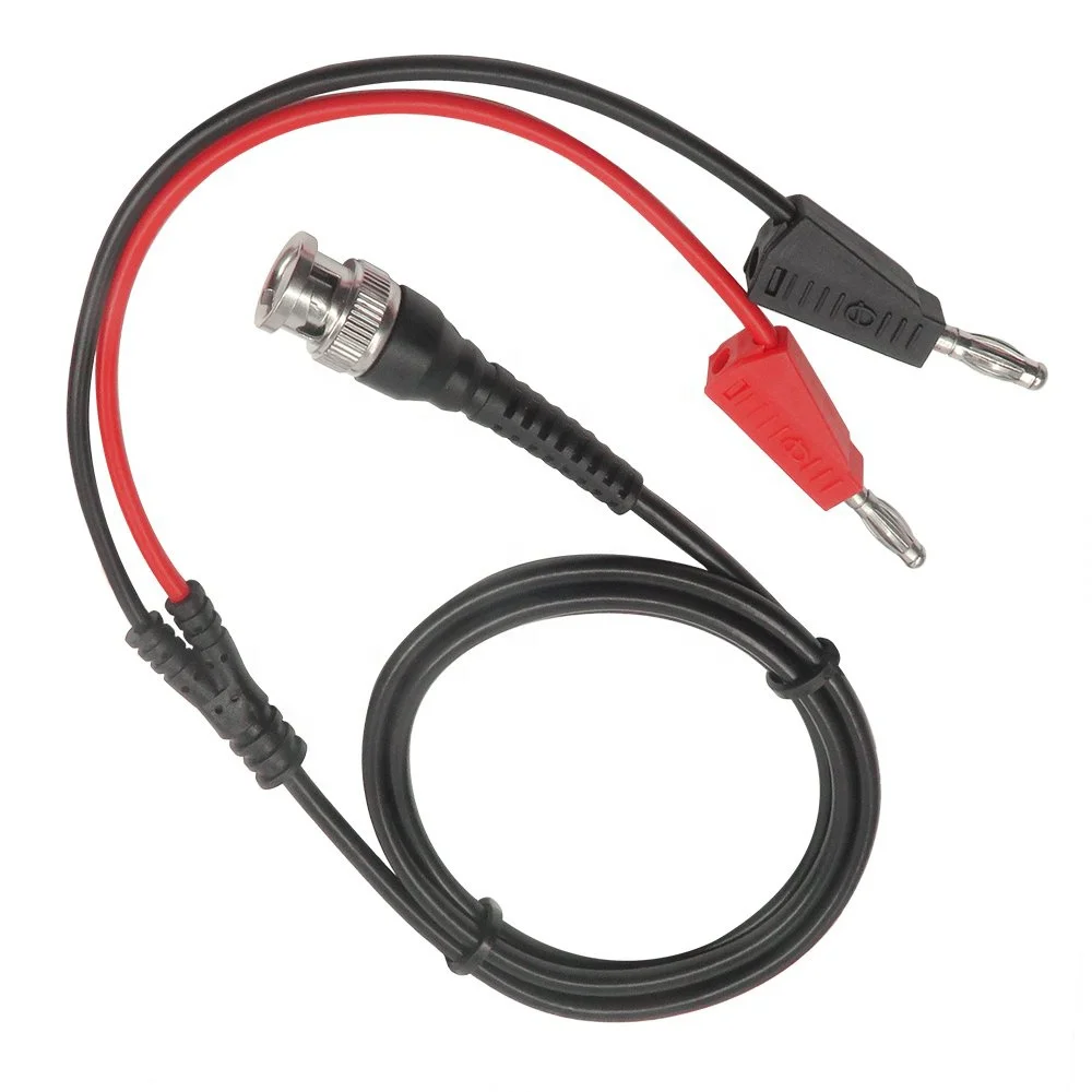 Hantek HT311 BNC To 4mm Banana Plug Adapter – 50Ω, 500V, 3A, Oscilloscope Accessory