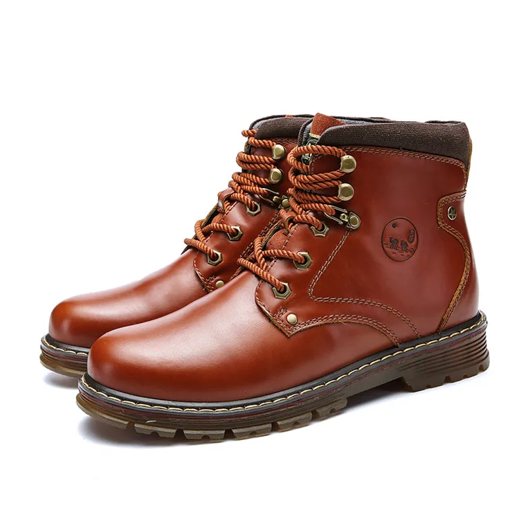 leather lightweight security boots