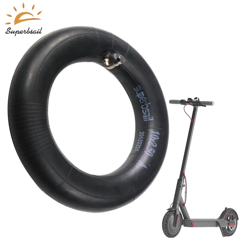 Superbsail 10X2.5 Inner Tube 10x2.5 Tube Innertube With Bent Valve 45 90 Degree Valve For Baby Stroller Pram Scooter 10 Inch details