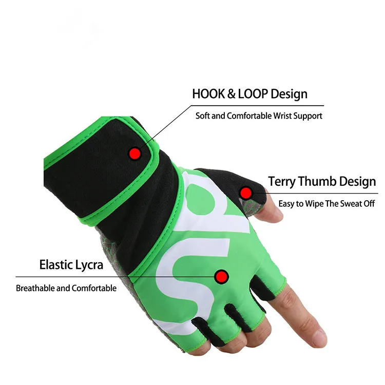 gym hand gloves with wrist support