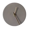 Indoor Decorative Simple design concrete Wall hanging Clock