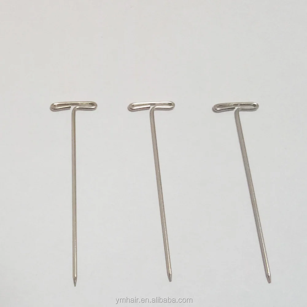 T Pins For Holding Wigs Silver Long Tpins Styling Tools For Wig