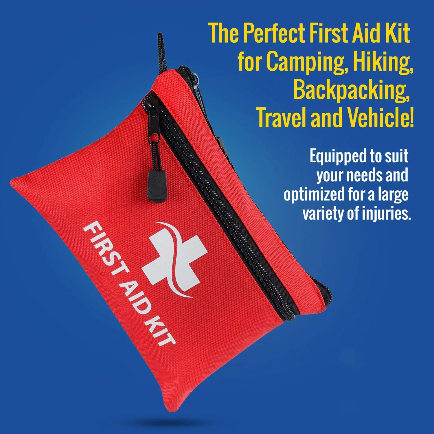 emergency mini first aid kit 100 piece first aid survival kit