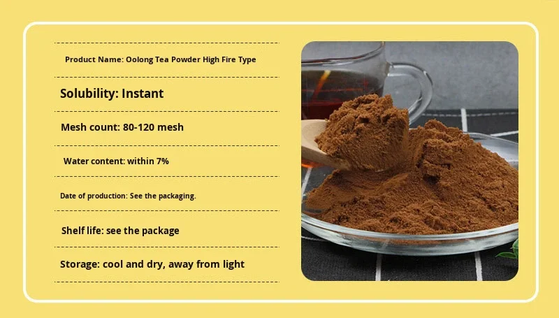 Wholesale Instant Oolong Tea Powder 100% Water Soluble Oolong Tea ...