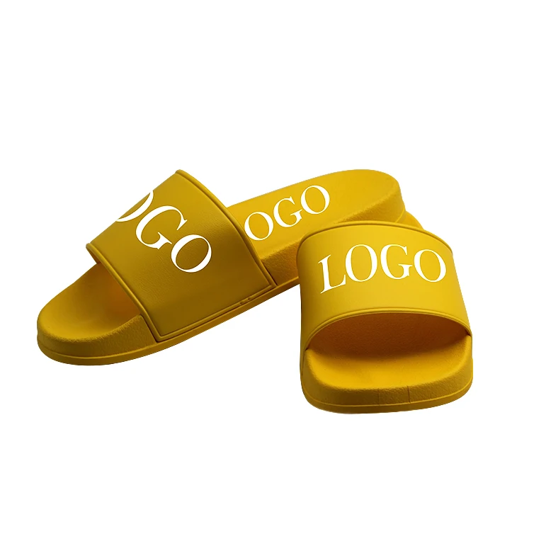 Wholesale Factory Price Black Unisex Men Women Custom Logo Blank Slides Slippers Footwear