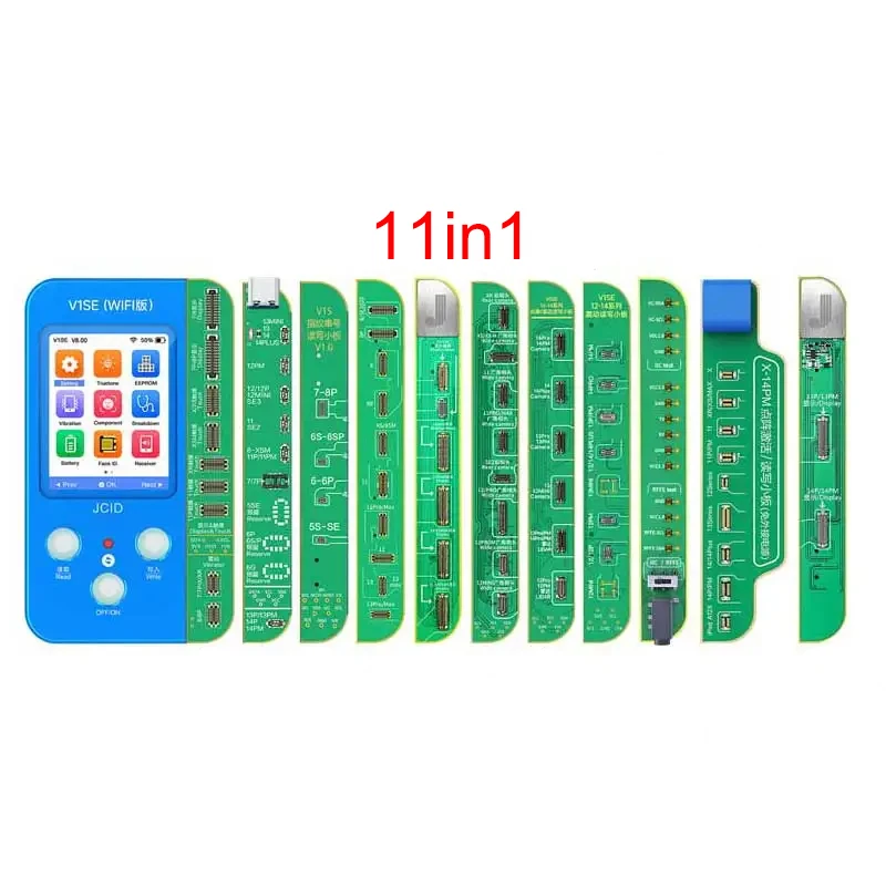 JCID V1SE Wifi 11-in-1 Programmer for iPhone 6-14PM - Repair True