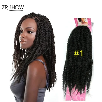 Zshair Factory Price Sublime Ombre Super Kinky Curly Marley Braid