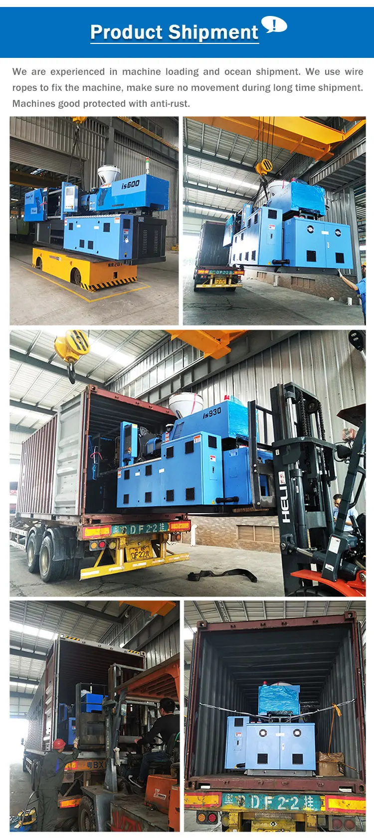 All new polyurethane injection molding machine