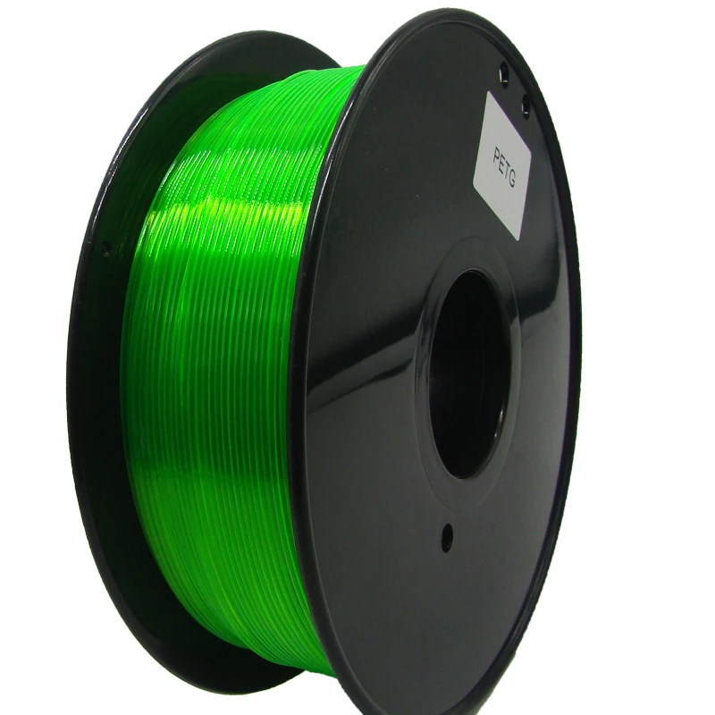 High Quality PETG 3D Printer Filament with 110℃ Temperature Resistance Good Toughness and High Hardness for 3D Printing