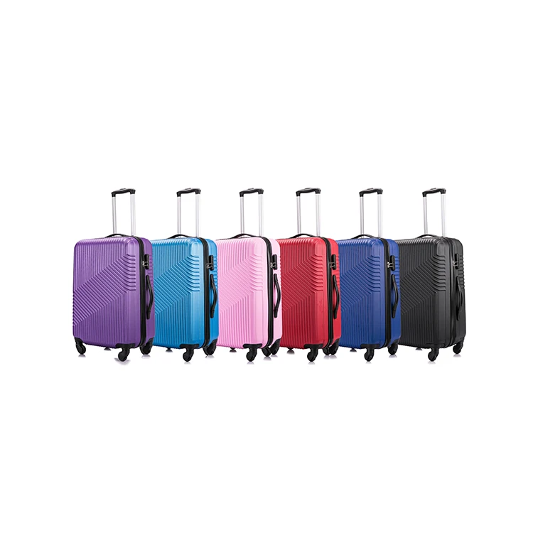 Custom Durable Waterproof Multi Color Abs Suitcase Set 20/24/28 Travel