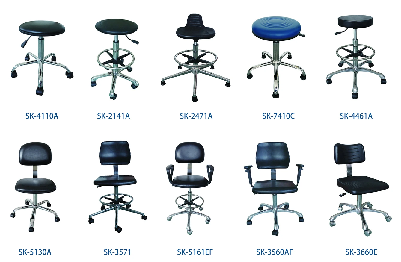 Antistaitc Esd Stool Chair With Pu Foam For Hospital Esd Chair Buy