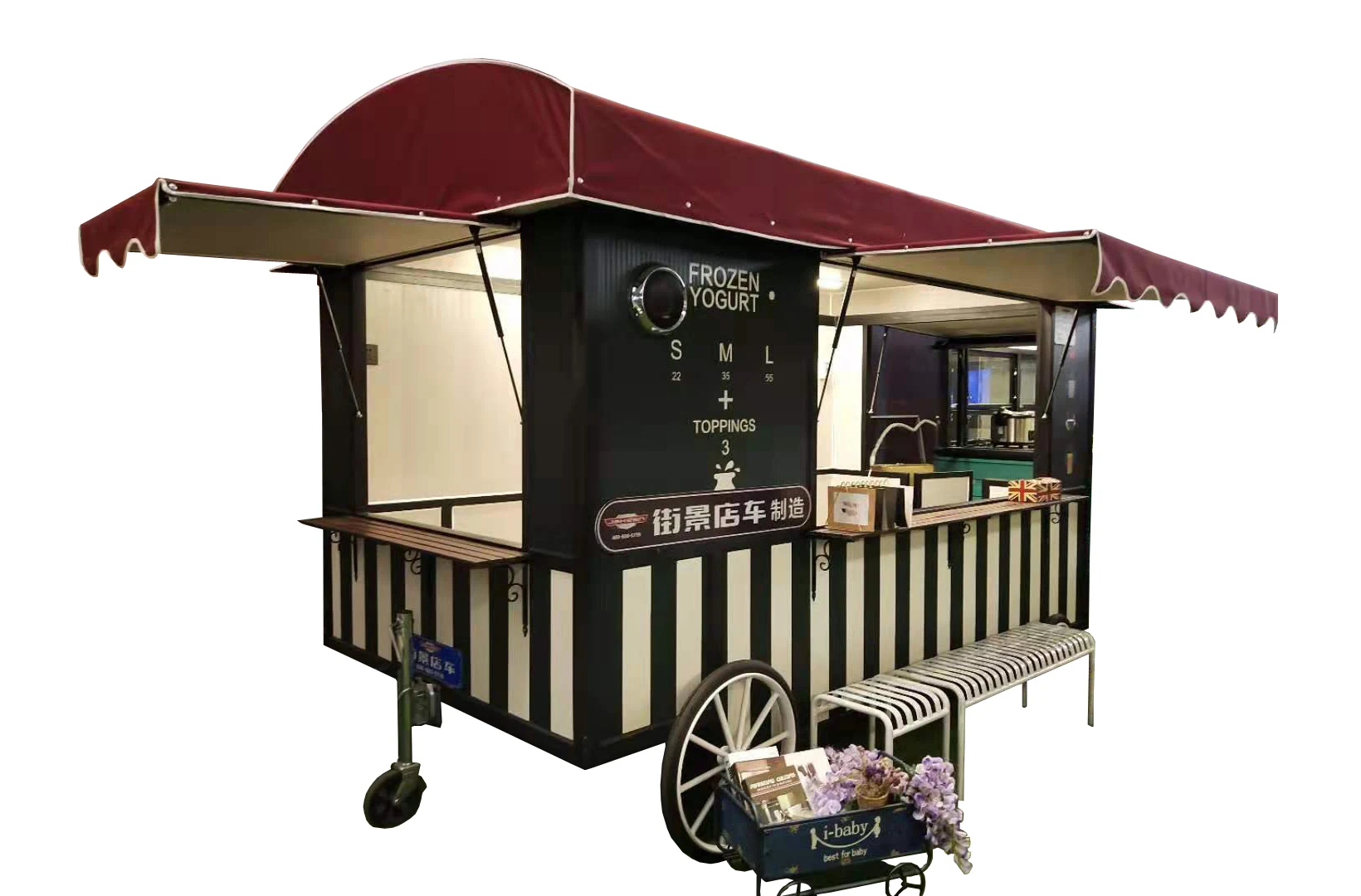 Hot Commercial Outdoor Fast Food Mobile Kitchen Container House Kiosk