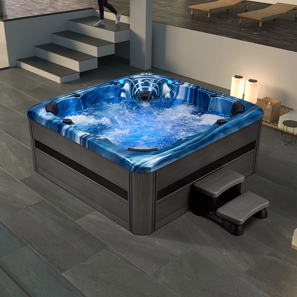 Oversize Jaccuzzi For 7 People Luxury Freestanding Hot Tub Hot Sales