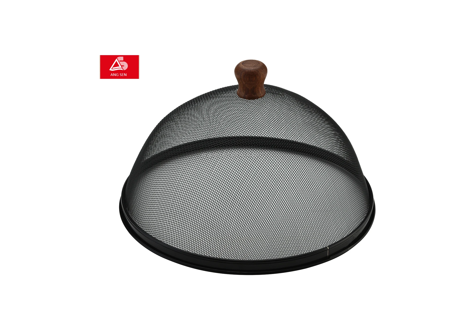 Country Traditional Oblong Metal Mest Shoo Fly Food Dome Cover Lg. 