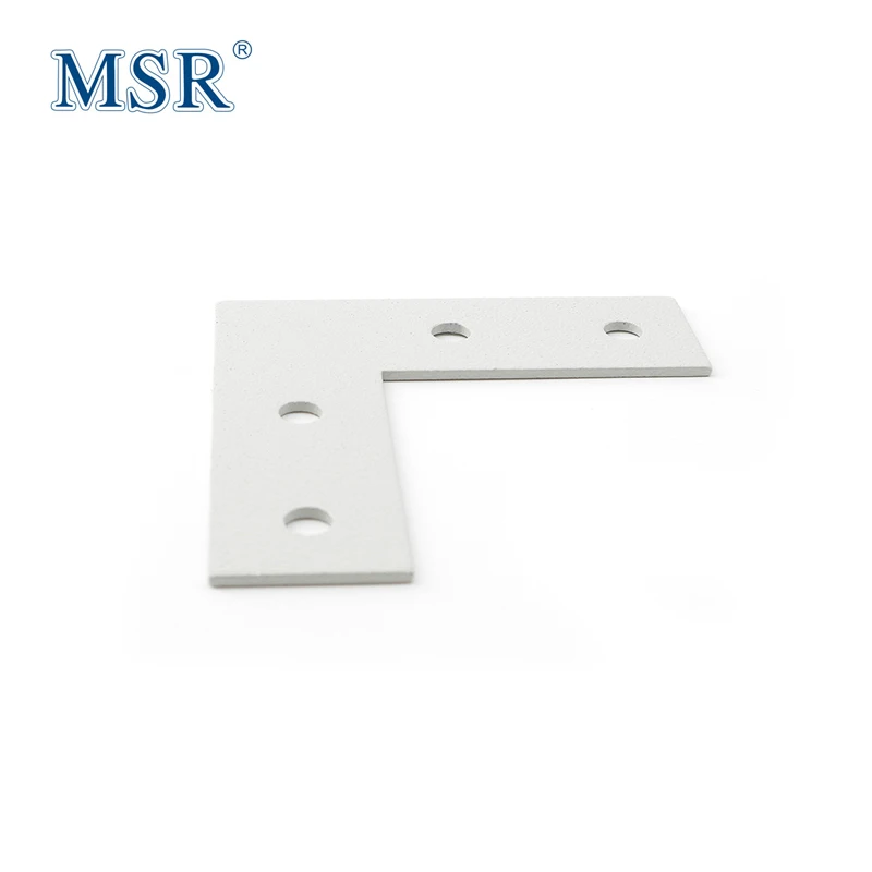 4 Hole 90 Degree Standard Metal Joining Plate Brackets Flat Corner