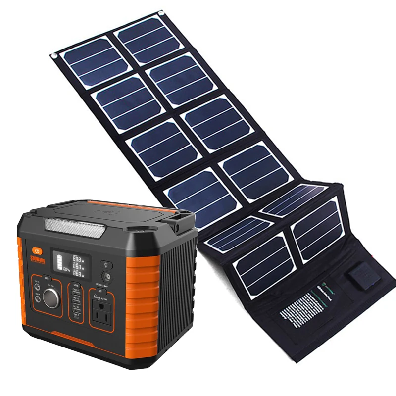 Capacitybank Panel Lithium Battery Systems Energy Storage 500w 1000w Portable Solar Power System For Camping