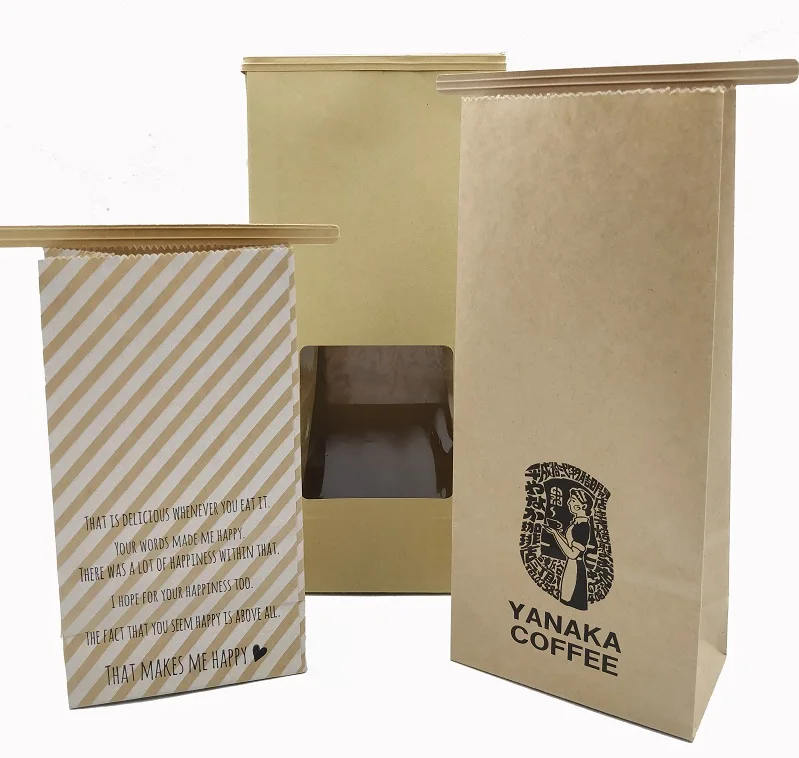 Kraft Paper Gift Waves Dot Stripe Candy Bags For Fried Chicken,Biscuits