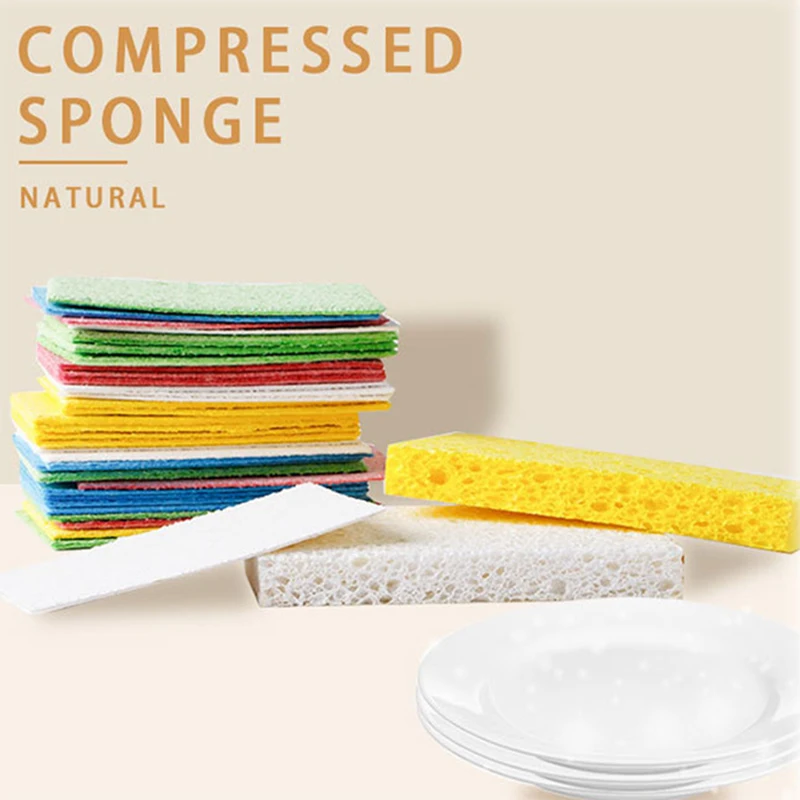 Kocean Magic Eco Friendly Compressed Cellulose Sponge Kitchen Dish