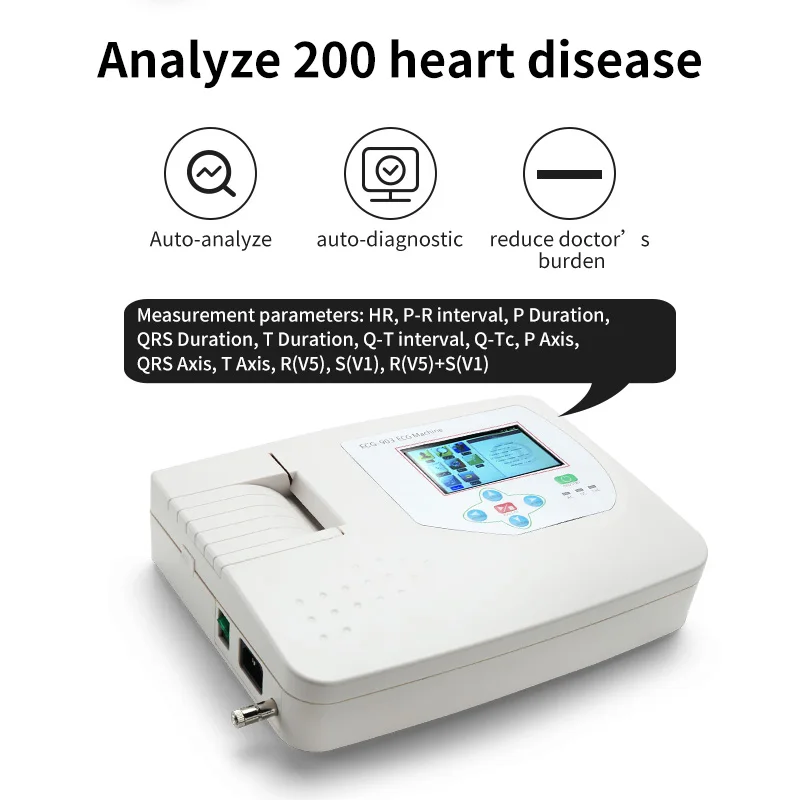 product china digital holter 12 channel ecg apparatus machine device portable electrocardiograph-63