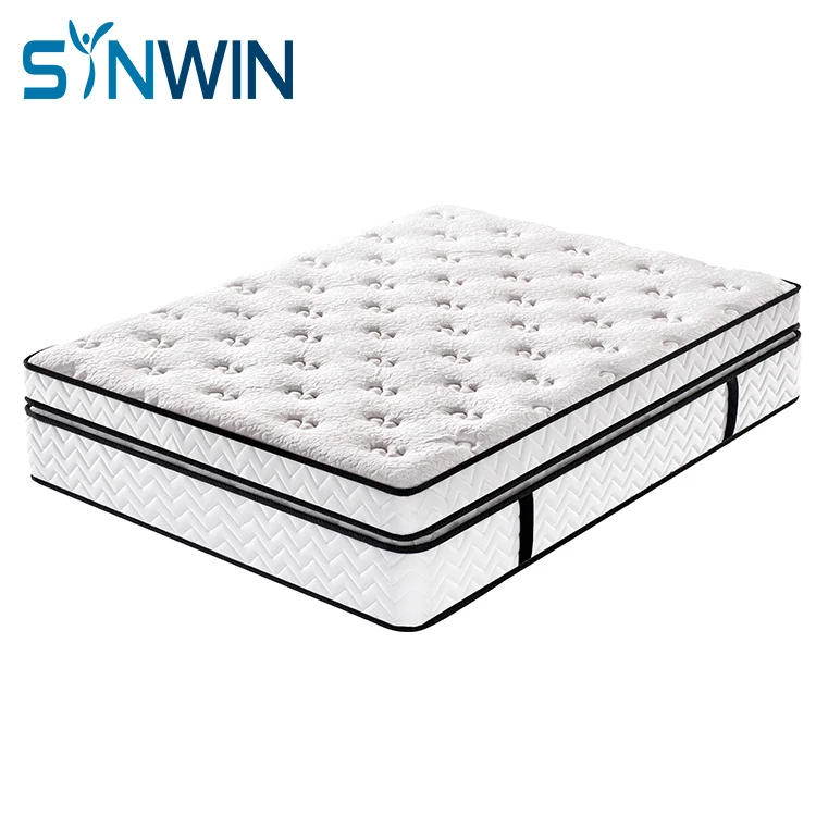 luxury pocket spring custom mattress foam spring mattress 5 star hotel wholesale pillow top mattress