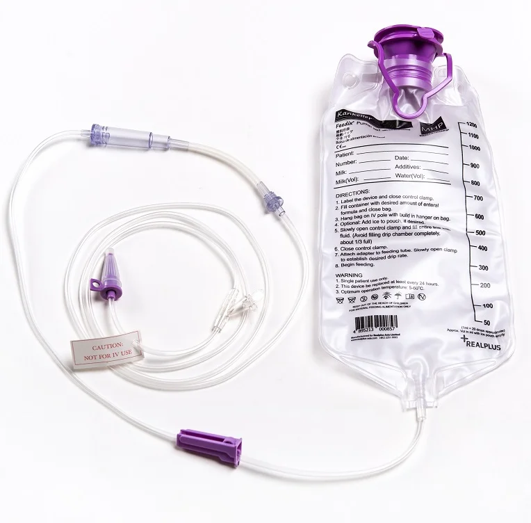 High Quality Enteral Feeding Bag Medical Consumables Disposable Enteral Feeding Bag Enteral