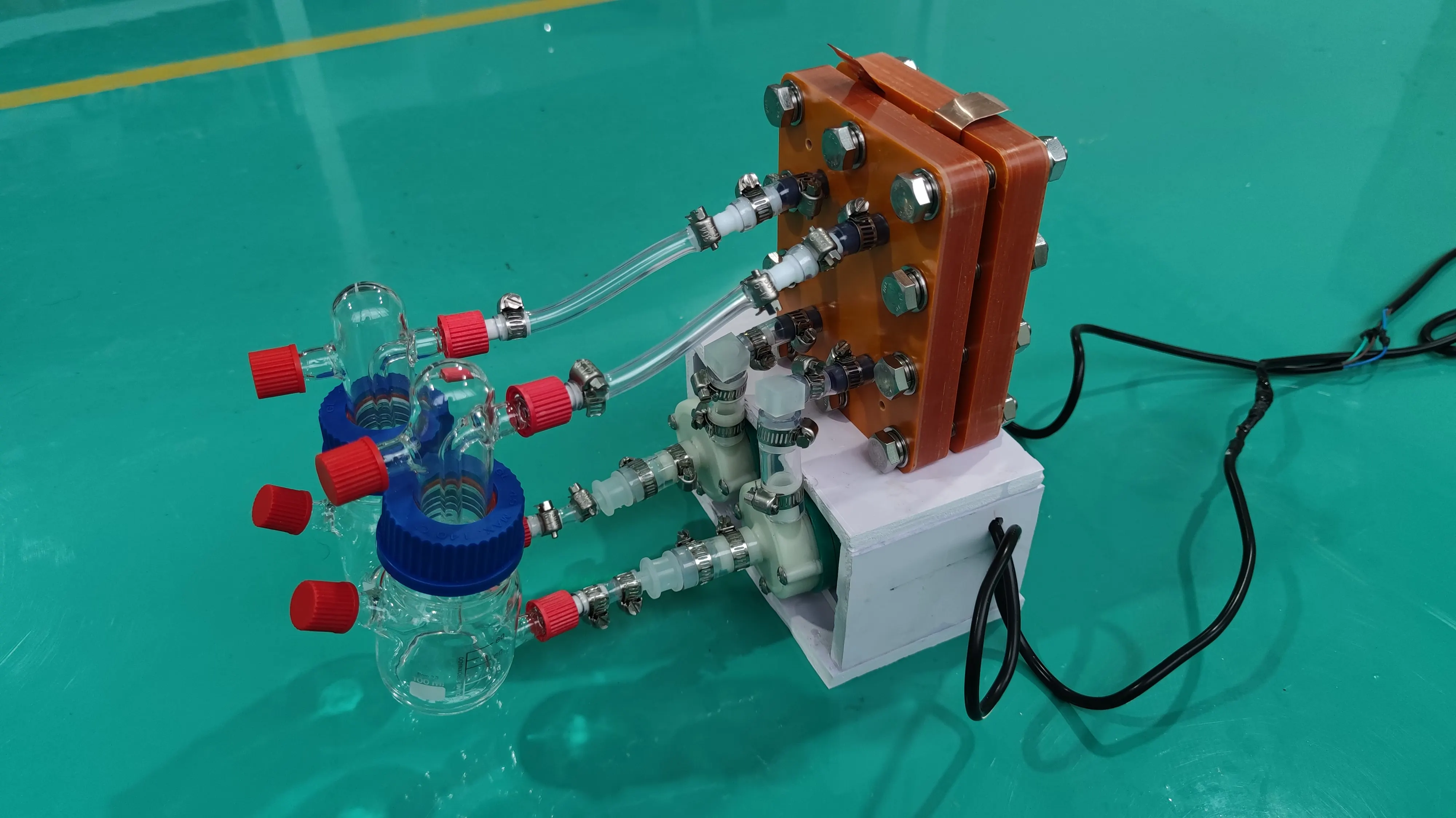 Vanadium Redox Flow Battery 3w Single Cell 200mw/cm2 Energy Efficiency