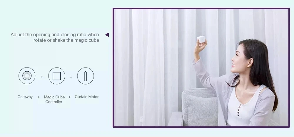 Original xiaomi Aqara Wireless Curtain motor B1 Zigbee wifi Connecting For xiaomi smart home Mi home APP - ANKUX.COM