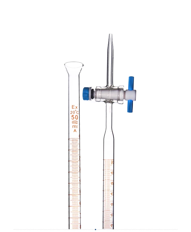 Labs Class A Borosilicate Glass Clear Acid Burette Brown Acid Buret