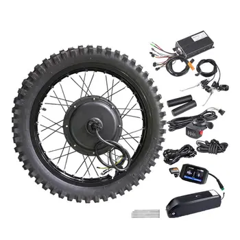 Hub Motor Ebike Conversion Kit 5000w E Bike Conversion Kit Lithium ...