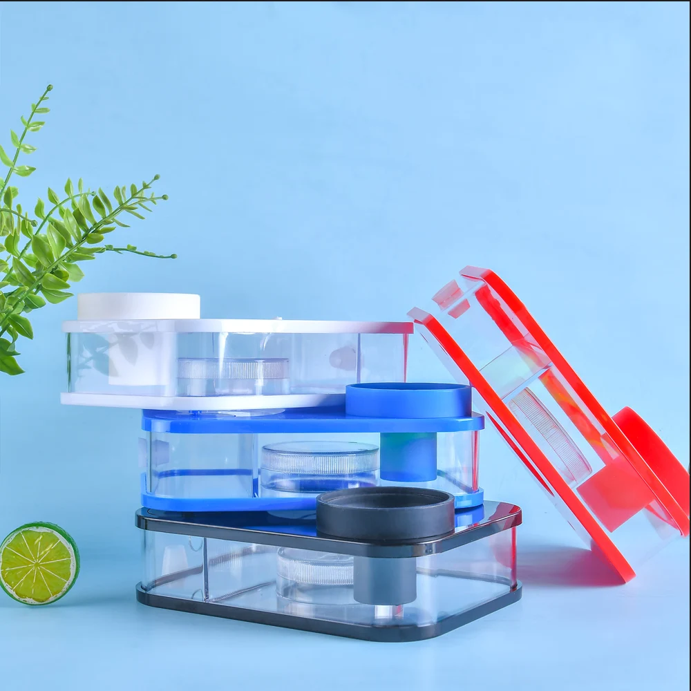 Wholesale Custom Hookah Shisha Box Colored Smoking Chicha Square