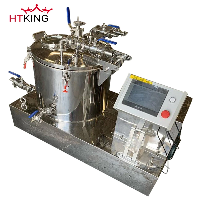 
2019 fully sealed jacket floodable centrifuge Manual Discharge Centrifuge Vertical Dewatering Machine 