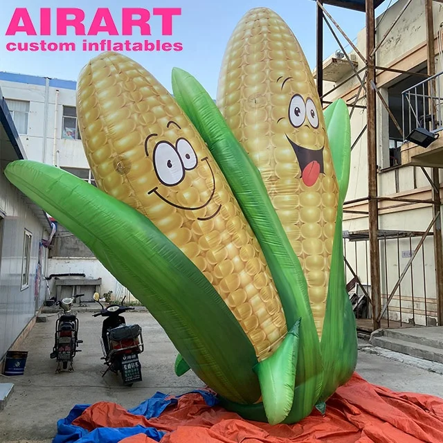 Giant Plant Model Inflatable Corn Cob Inflatable Vegetable Lovely