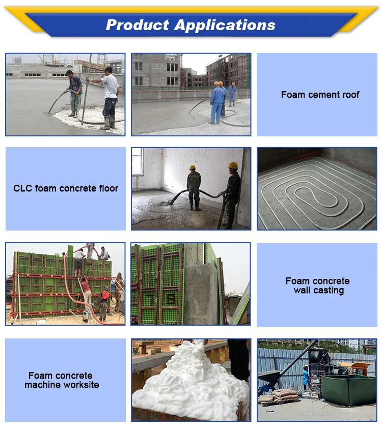 Light weight foam concrete block making machine