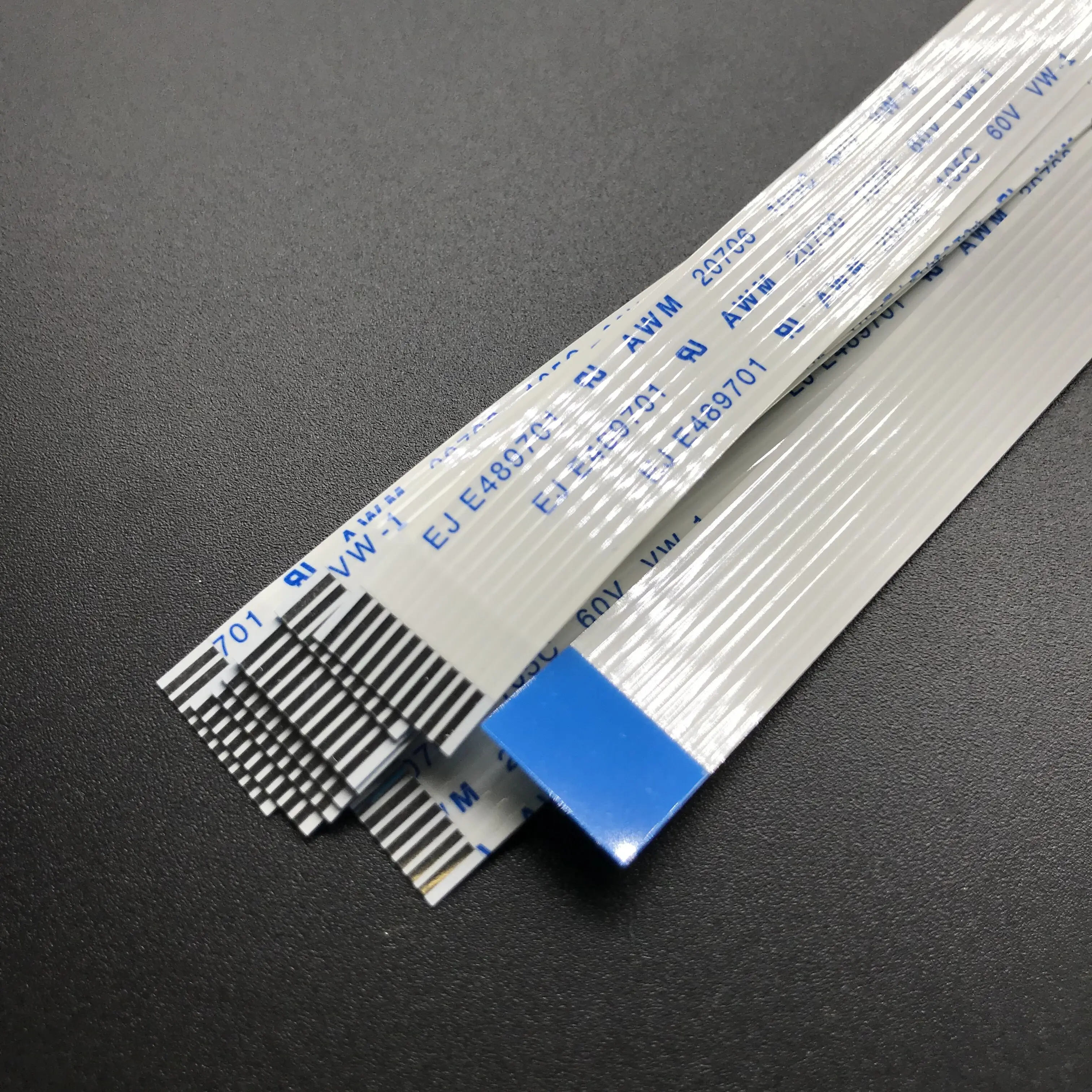 FFC 50pin flat ribbon cable 0.5 pitch 180mm long 30V 105C AWM2896 