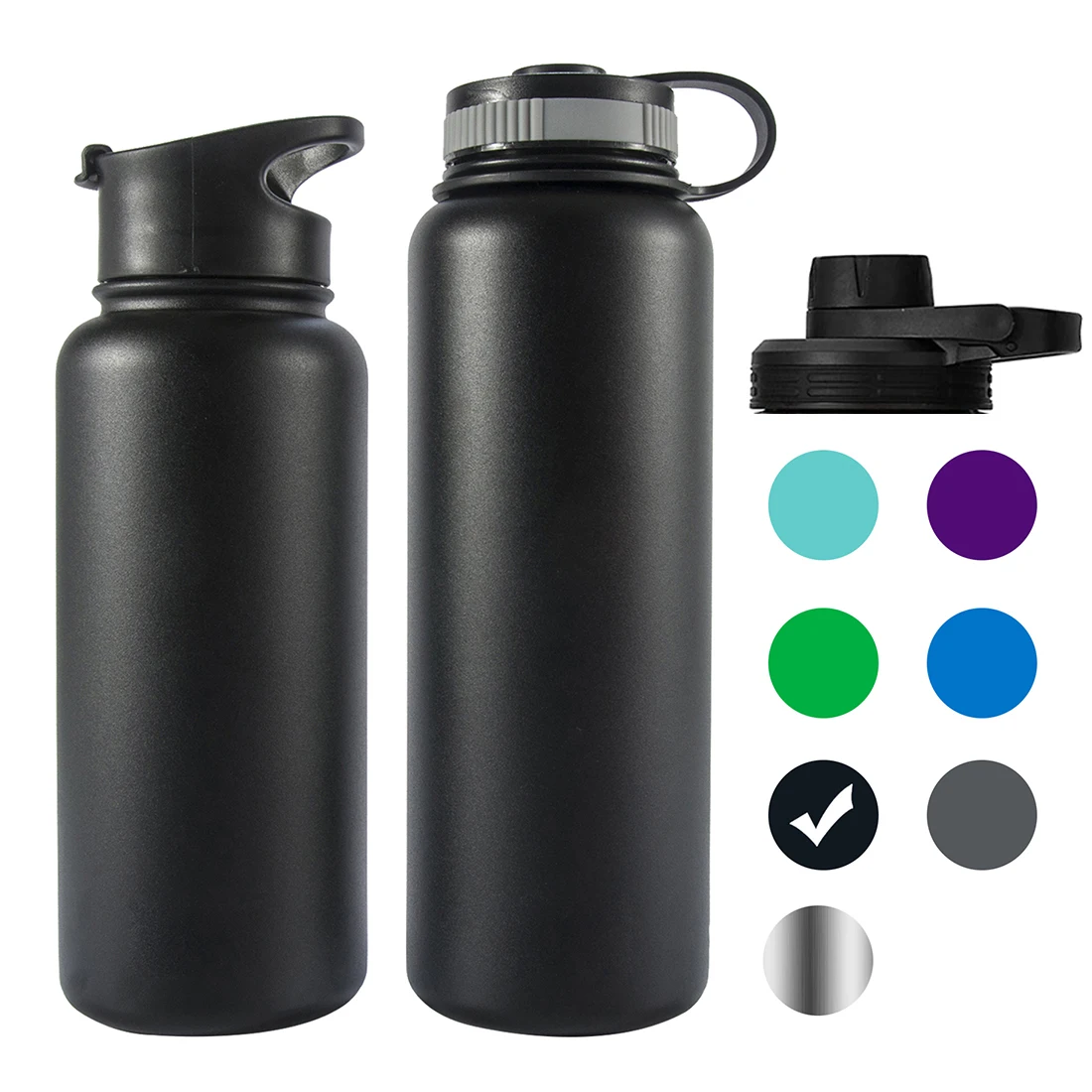 

Amazon hot elling 14oz wide mouth Vacuum Insulated tainless teel Water Bottle leakproof water bottle thermos,1 Piece, Your color