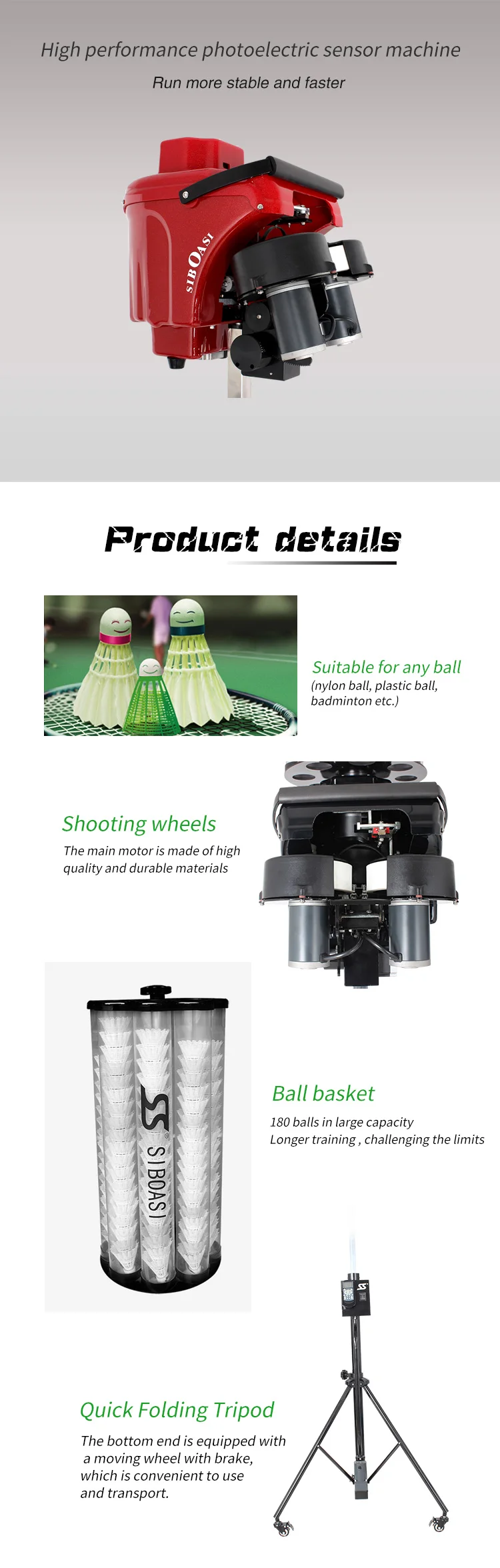 shuttlecock machine panda