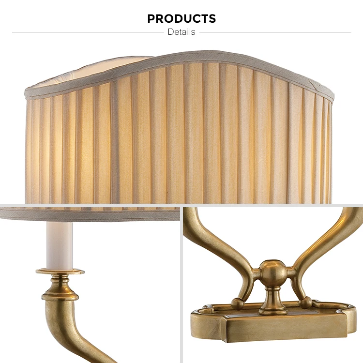 brass table lamp