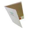 Promotional cute custom logo printing a4 kraft paper file folder with one pocket/card holder as office supplies for presentation