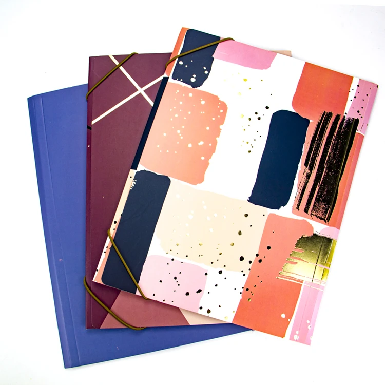 2020 New Arrivals Make A4 Kraft Paper Pocket Cardboard File Folder