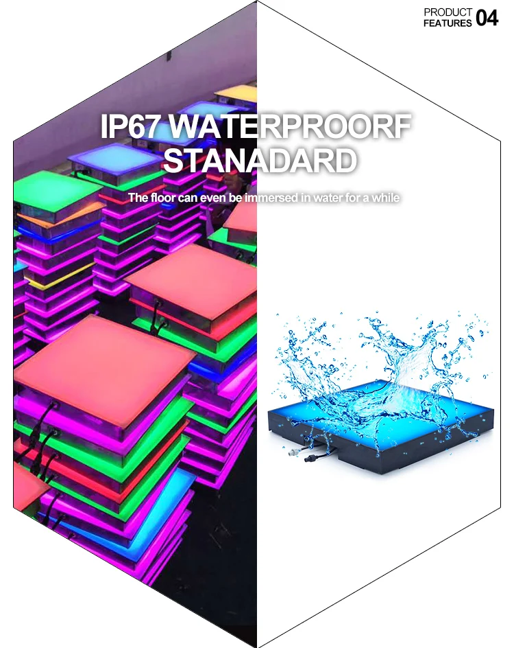 Best Selling Pure Color Indoor Illusion Light Up Dance Floor Mat Buy