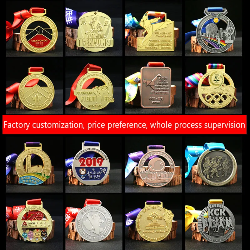Top Quality Sport Medals Trophies Awards Cheap Custom Metal Medals