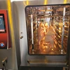 Electric touch screen 4 pan combi convection steam oven