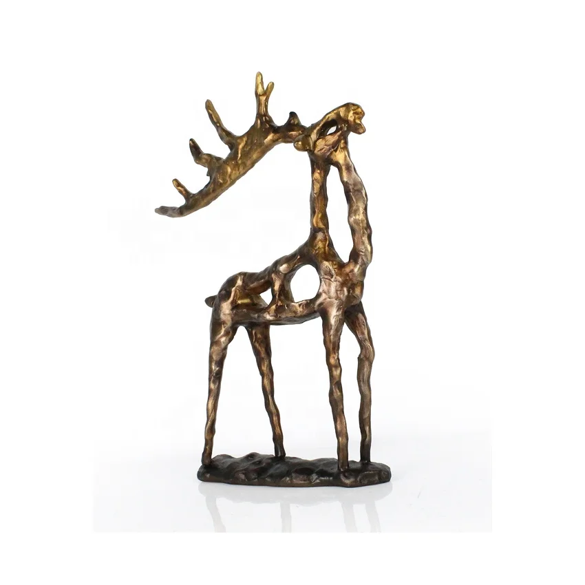 Wholesale resin animal  accessories artifacts hollow horse desk ornaments  for home decorations manufacture