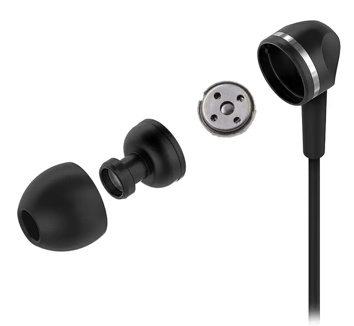 3.5mm Jack Single Channel Universal Single Sided Inear Earphones For