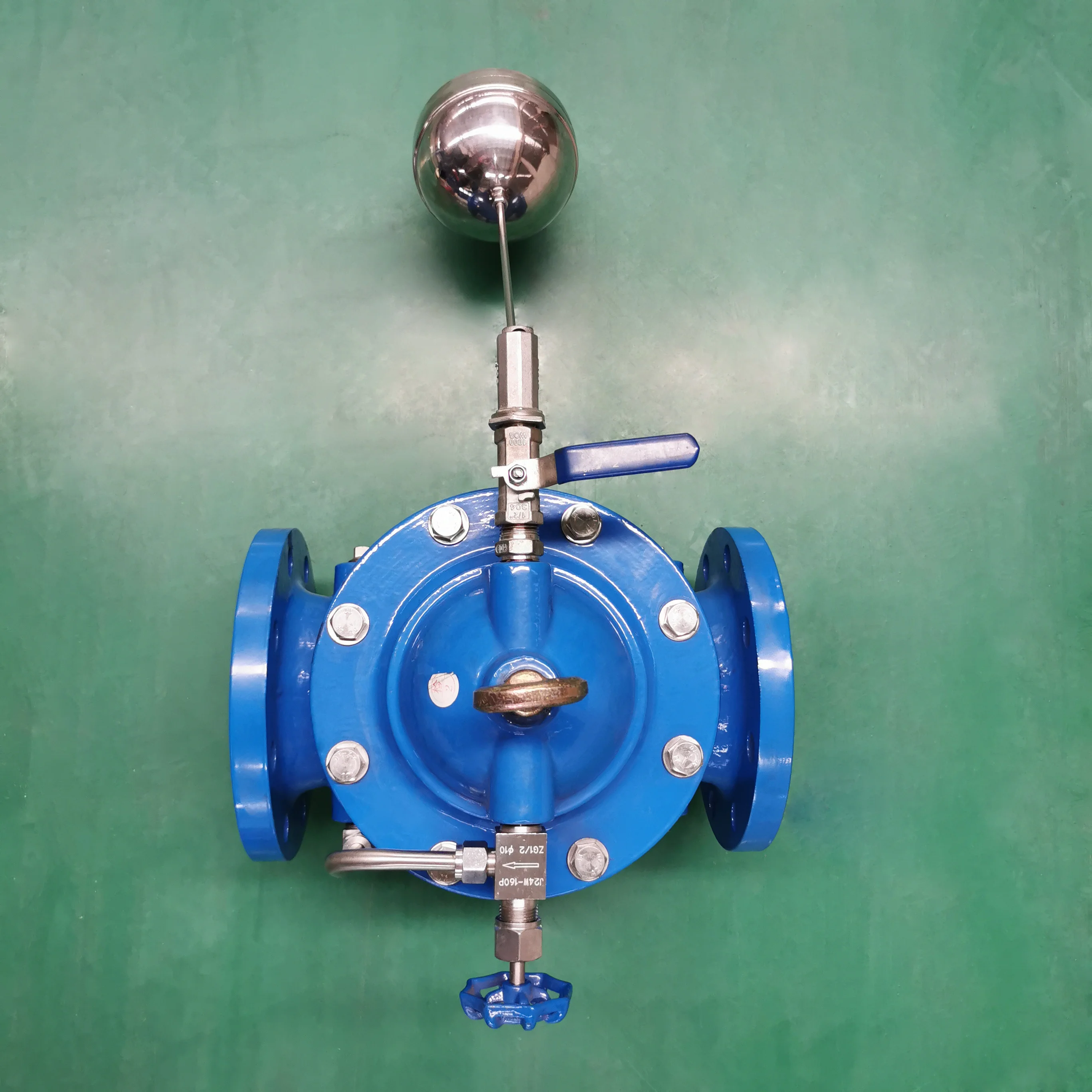 Dn100 Pn16 Cast Iron Hydraulic Float Valve Ball Remote Control Valve