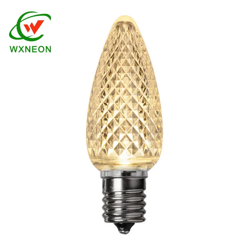 Warm White C9 Led Christmas Replacement Light Bulbs 25 Pack