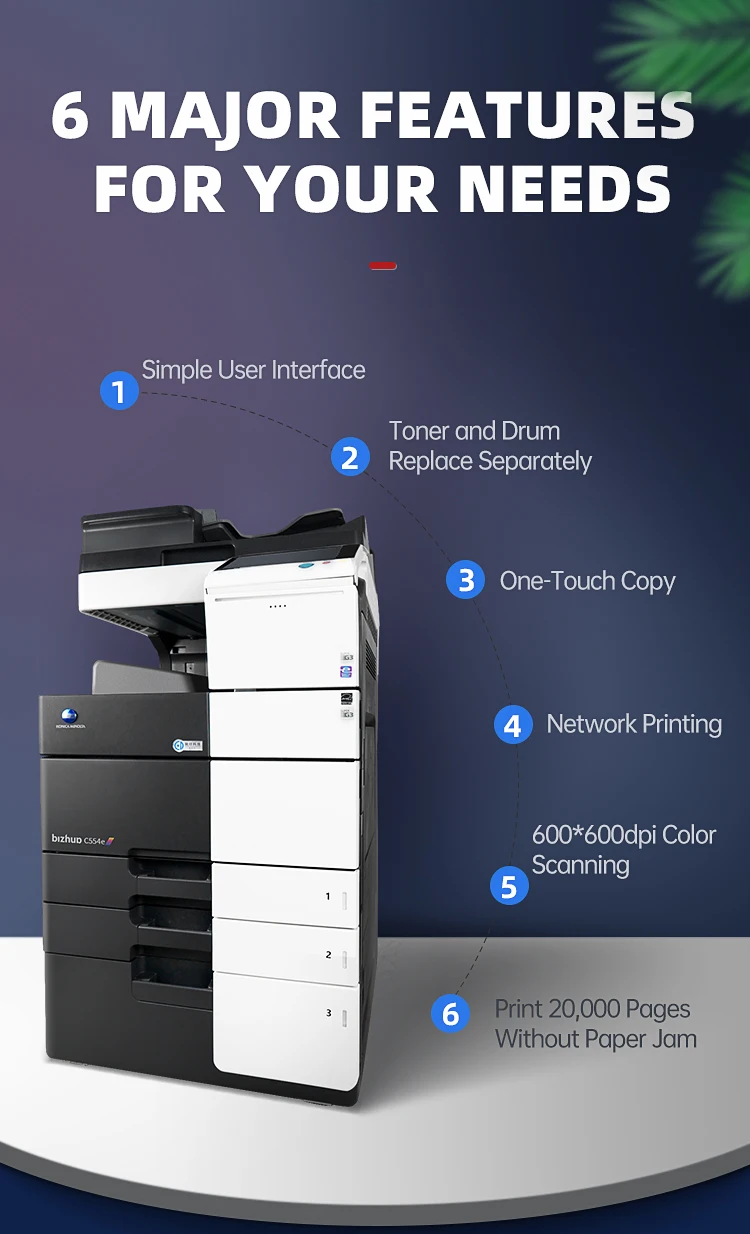 Multifunctional Color Laser Printer A3 A4 Paper Copier Printing Machine