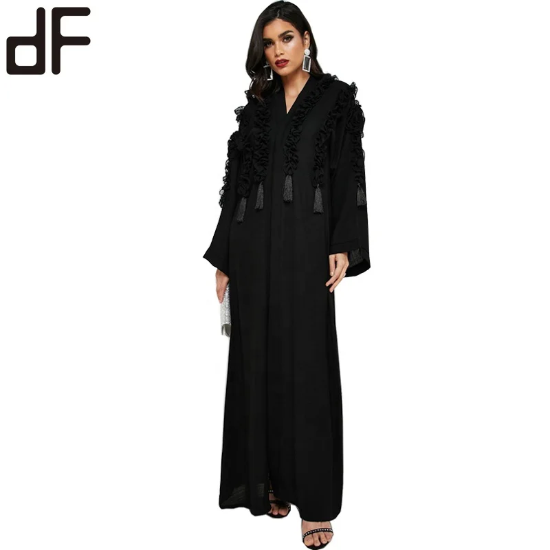 Latest Design Dubai Abaya Kaftan Stylish Royal Women's Cool Maxi Dress